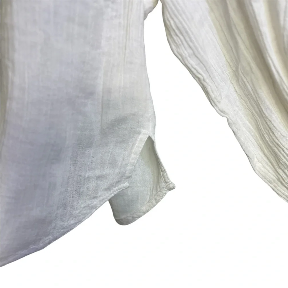 Free People Valley Double Cloth‎ Shirt, Size SMALL